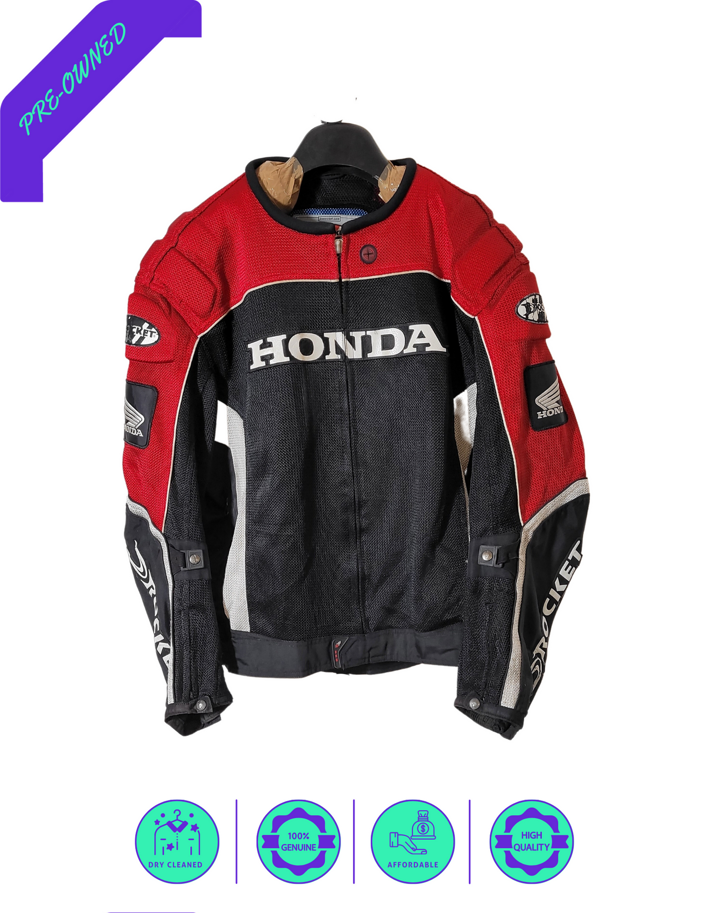 Joe Rocket I Honda Edition I Men Sport Jacket I Red/Black I 2XL