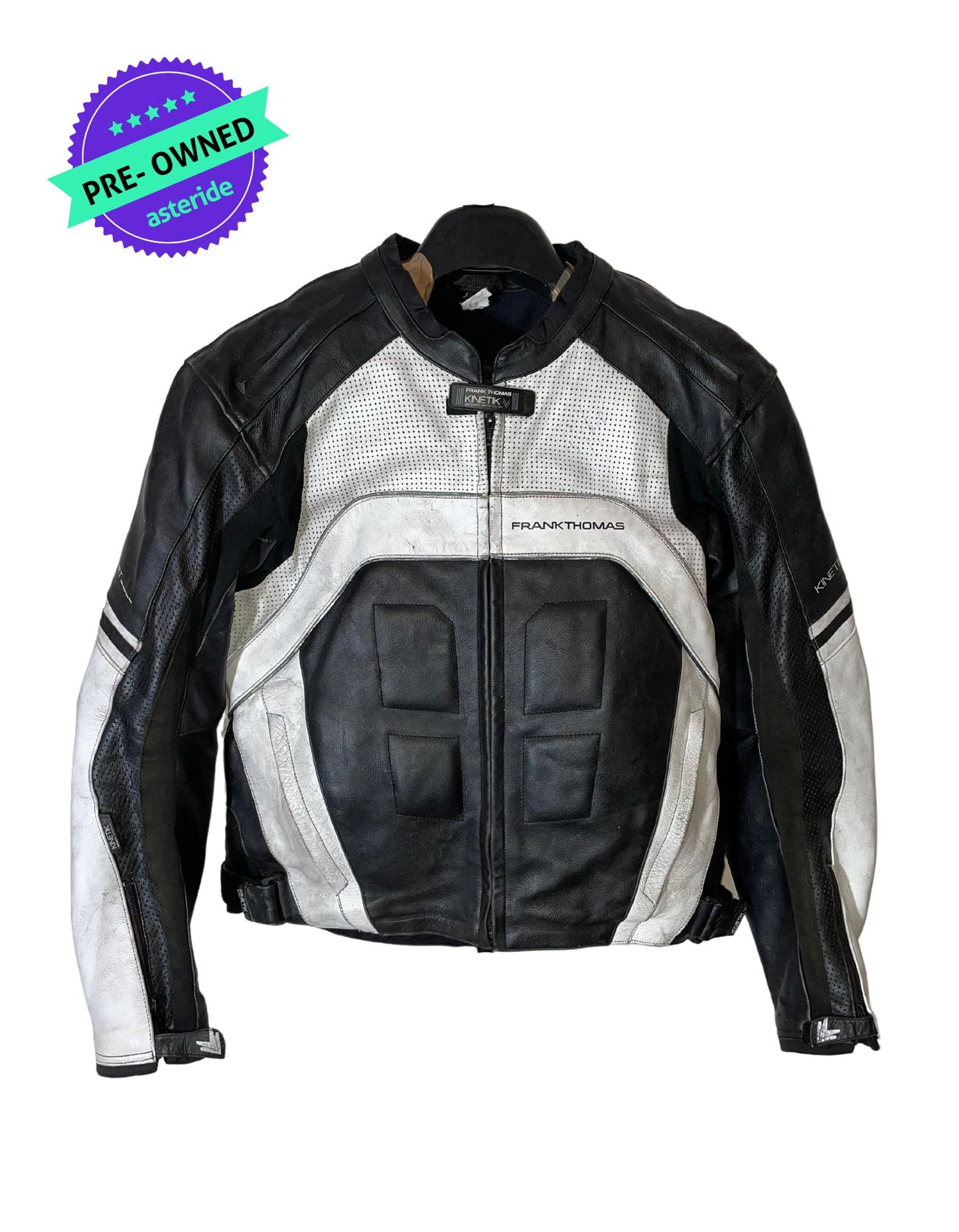 Frank Thomas I Men Racing Jacket I Black/White I L