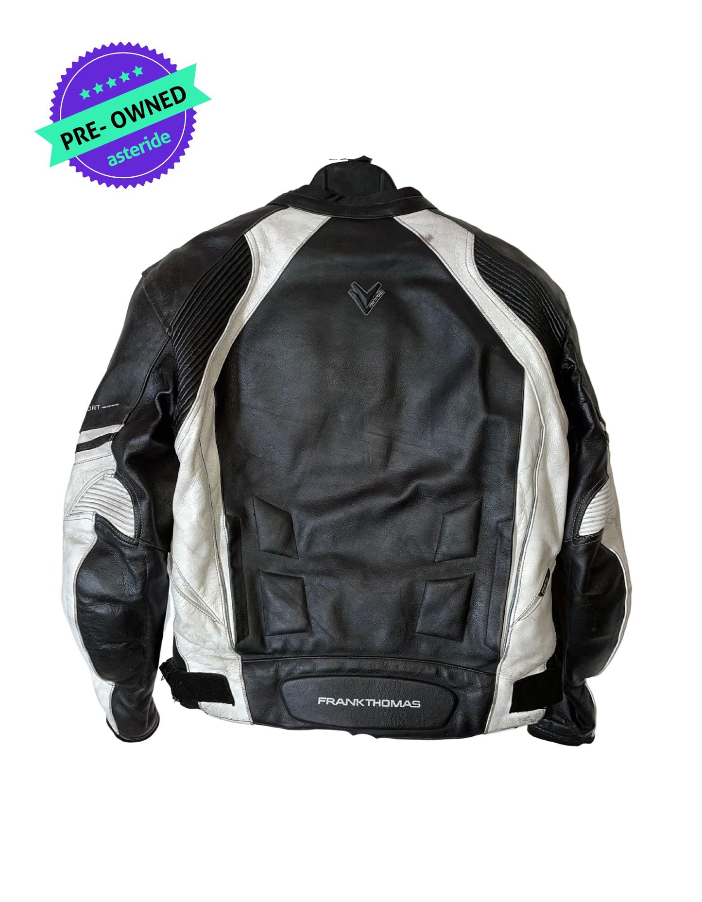 Frank Thomas I Men Racing Jacket I Black/White I L