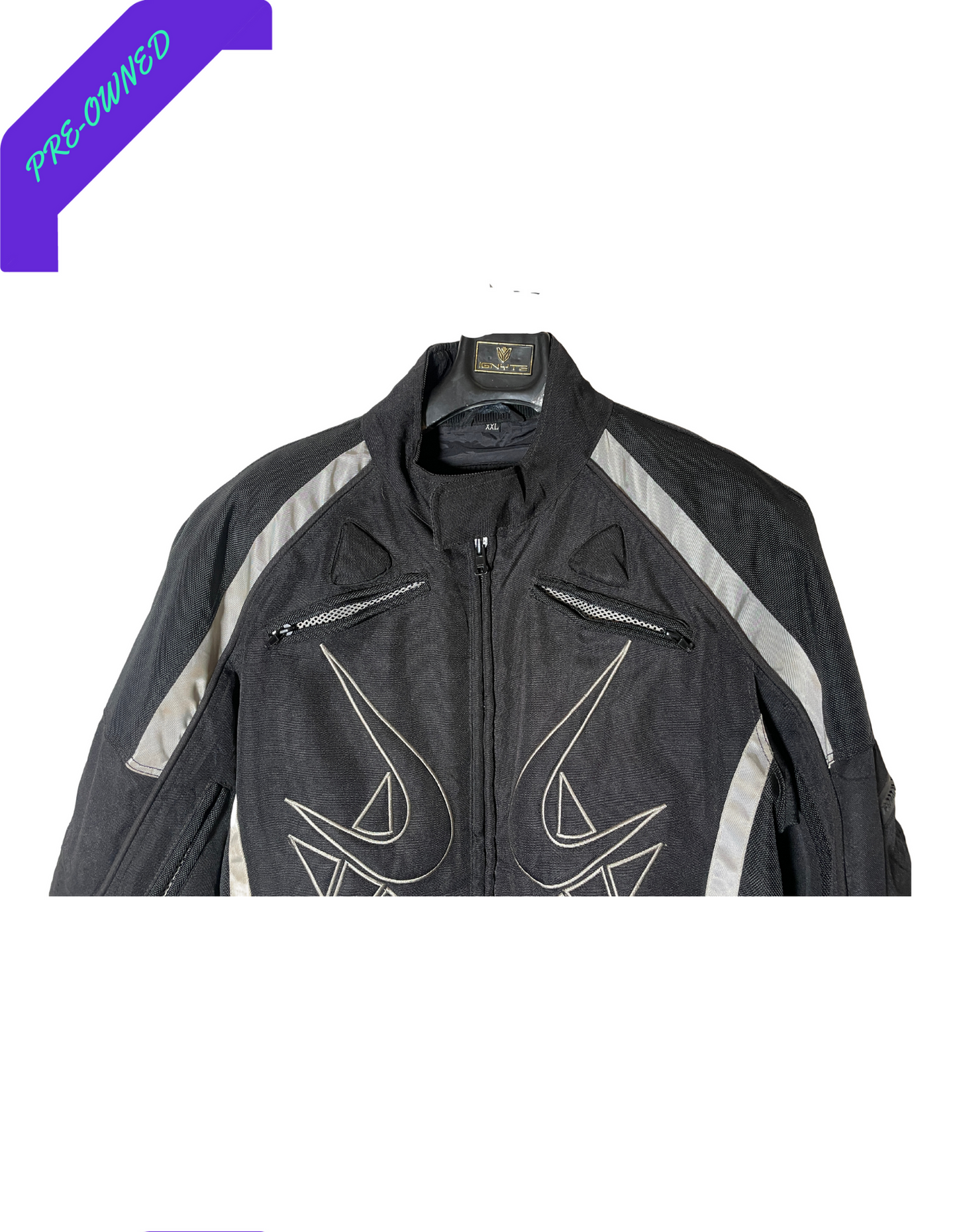 Frank Thomas I Men Touring Jacket I Grey/Black I XL