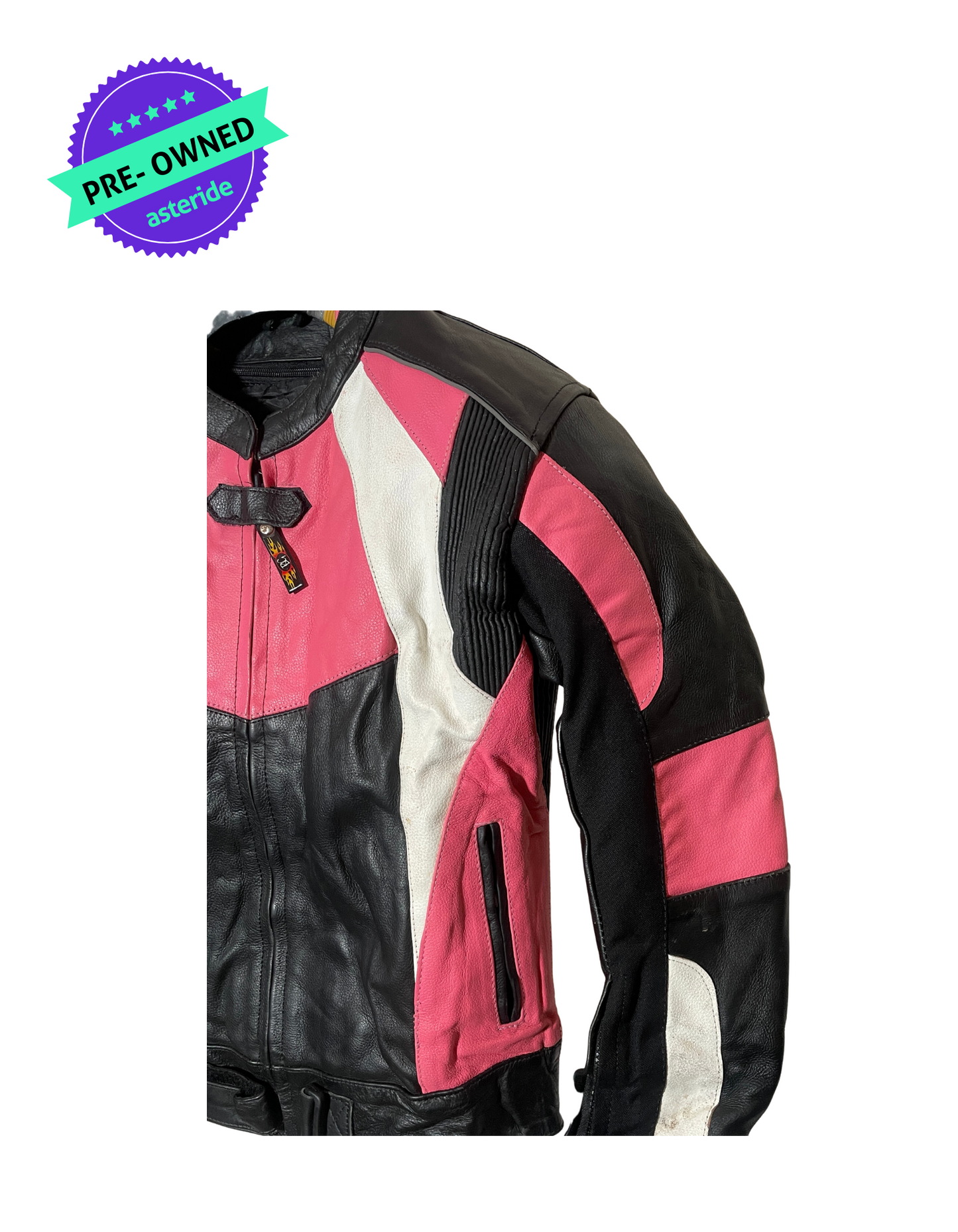 Bikers Gear I Women Sport Jacket I Pink/Black I M