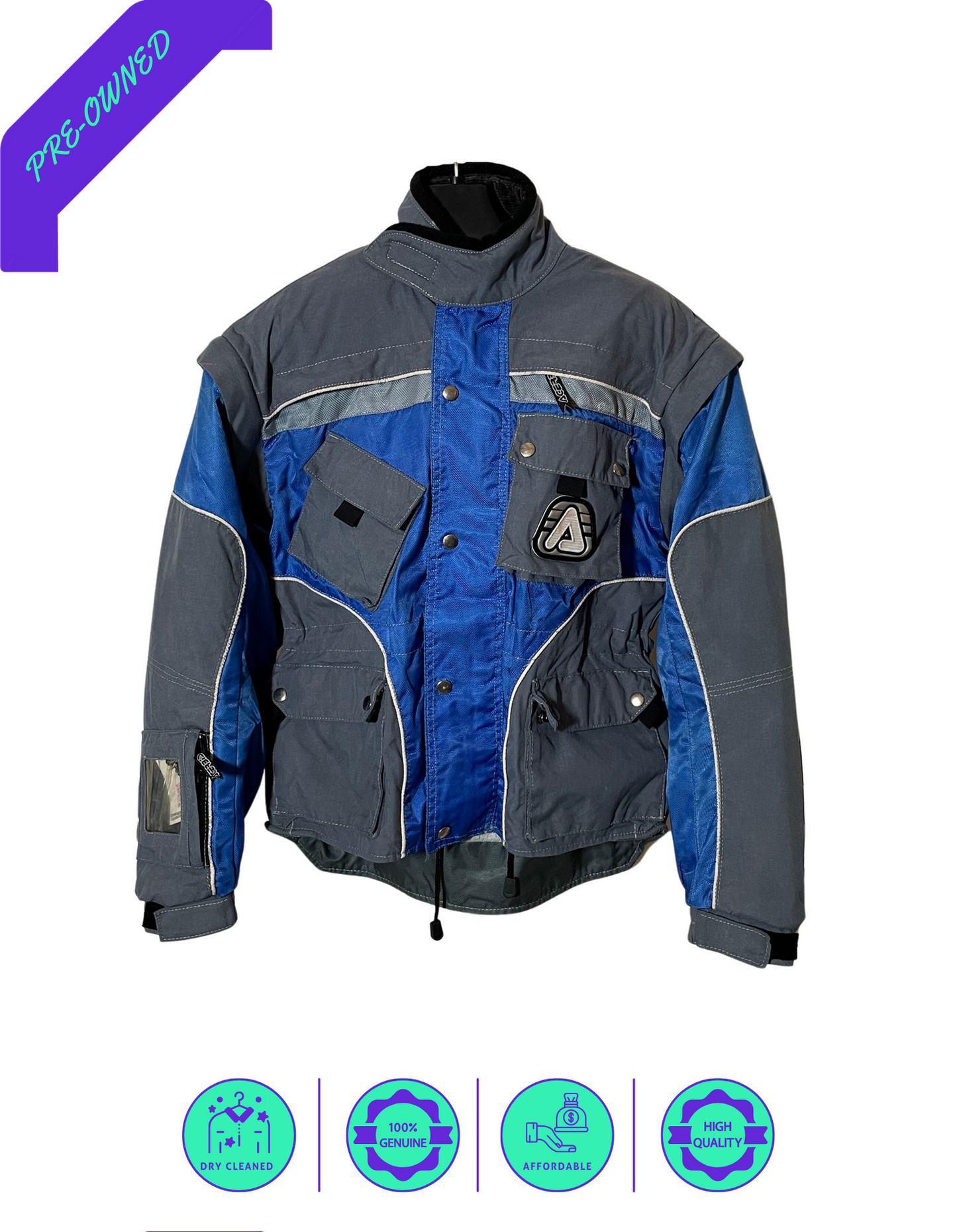 Acerbis I Men Adventure Jacket I Blue/Grey I L