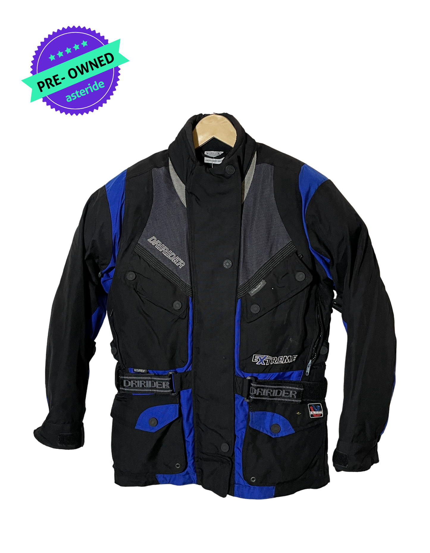 DRI Rider I Men Touring Jacket I Blue/Black I M