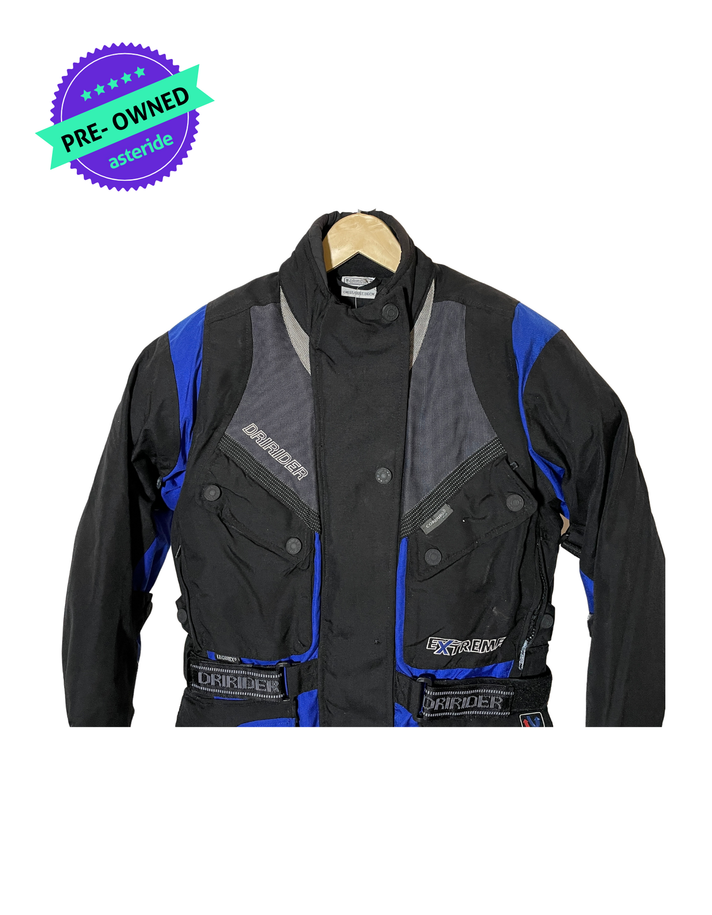 DRI Rider I Men Touring Jacket I Blue/Black I M
