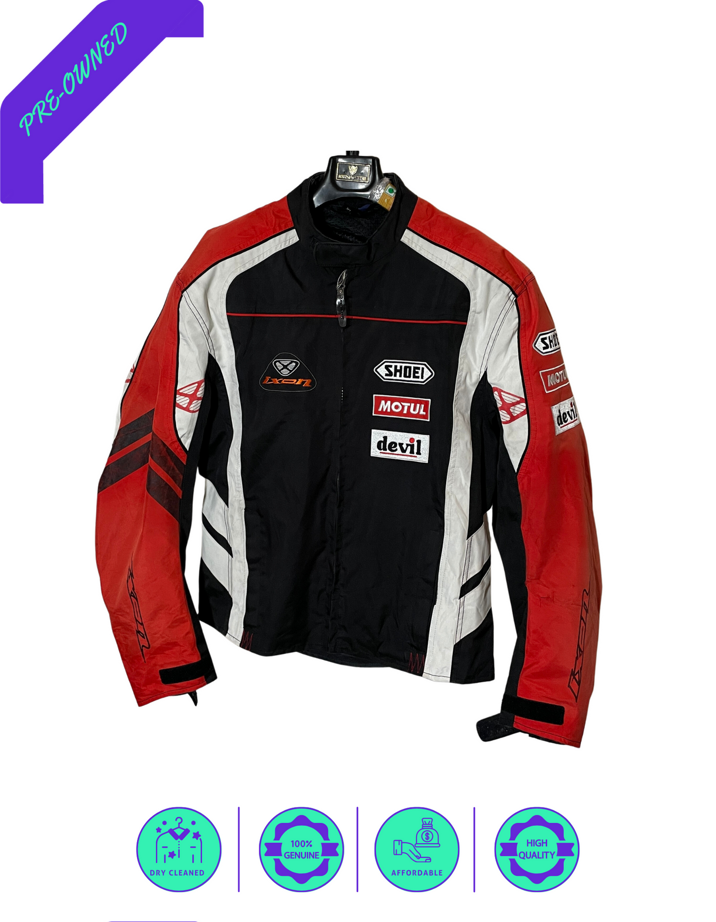 Ixon I Men Touring Jacket I Red/Black I XL