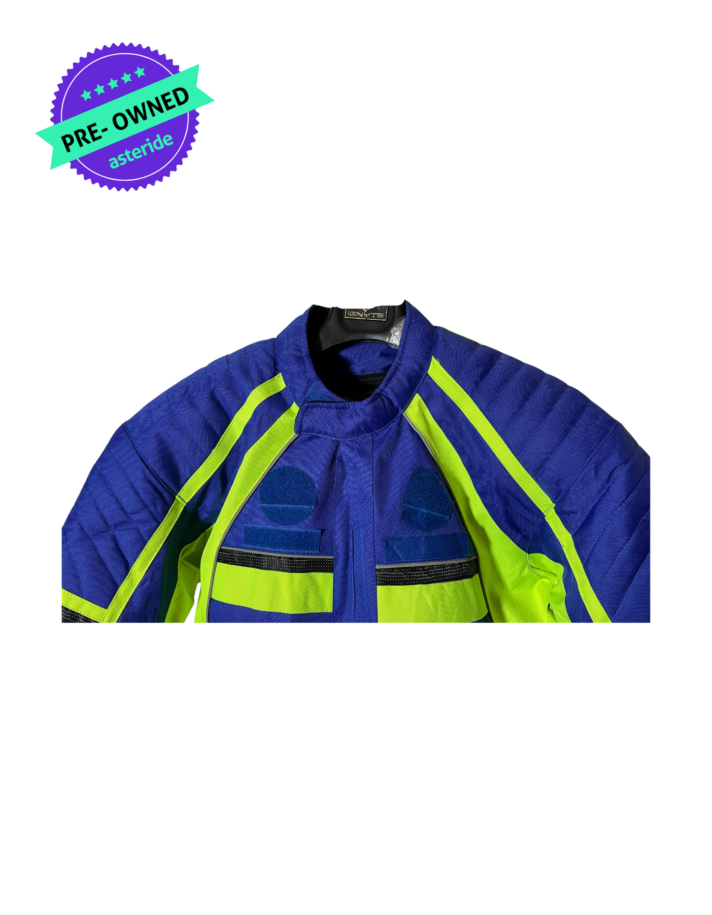 RITZER I Men Touring Jacket I Blue/Green I 2XL
