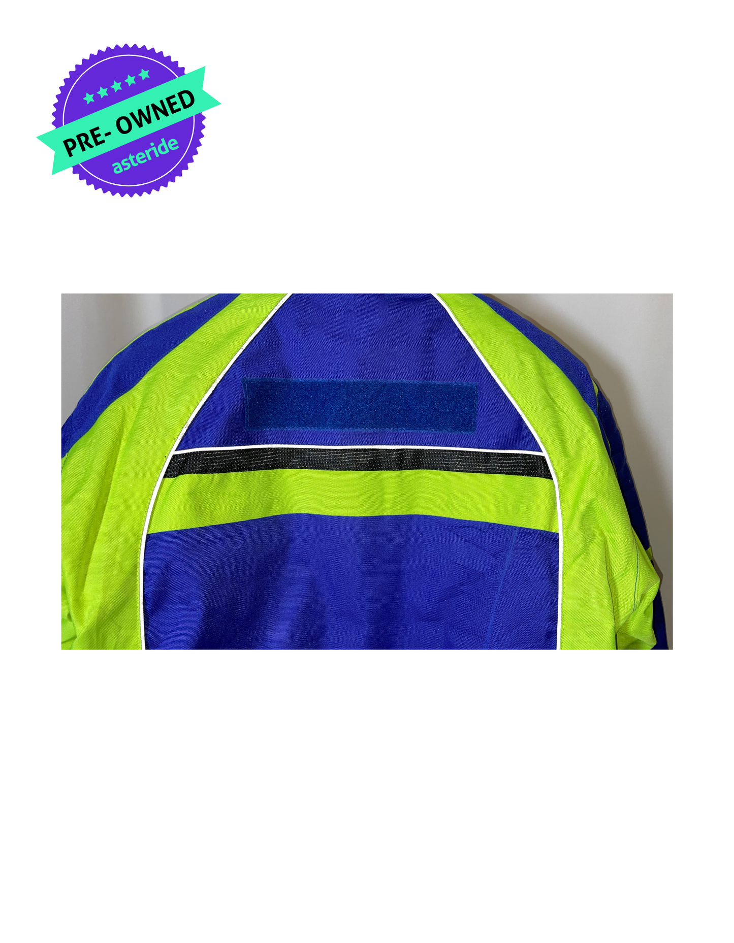 RITZER I Men Touring Jacket I Blue/Green I 2XL