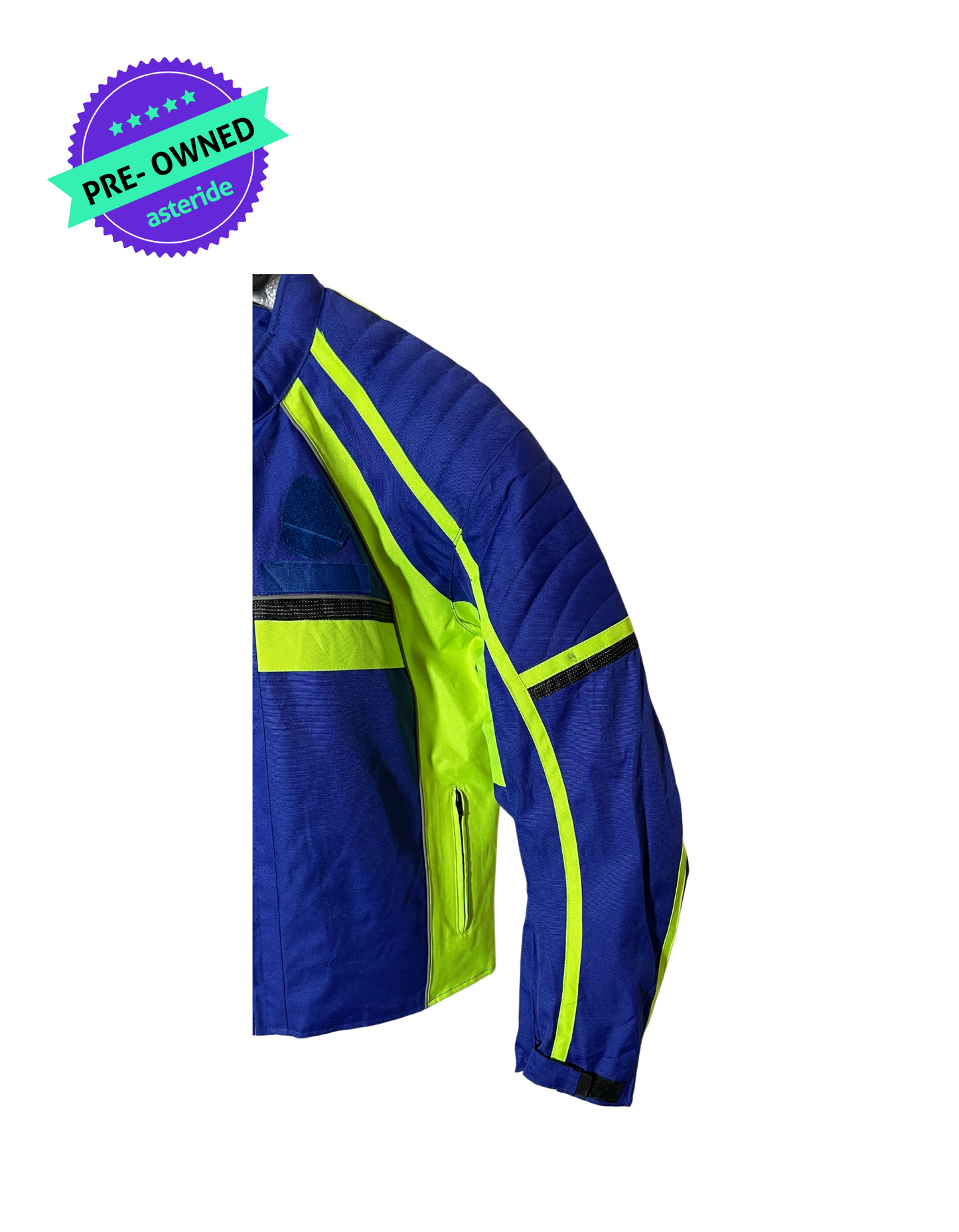 RITZER I Men Touring Jacket I Blue/Green I 2XL