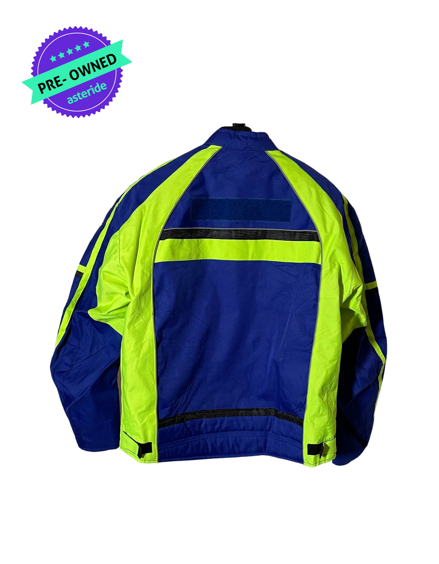 RITZER I Men Touring Jacket I Blue/Green I 2XL