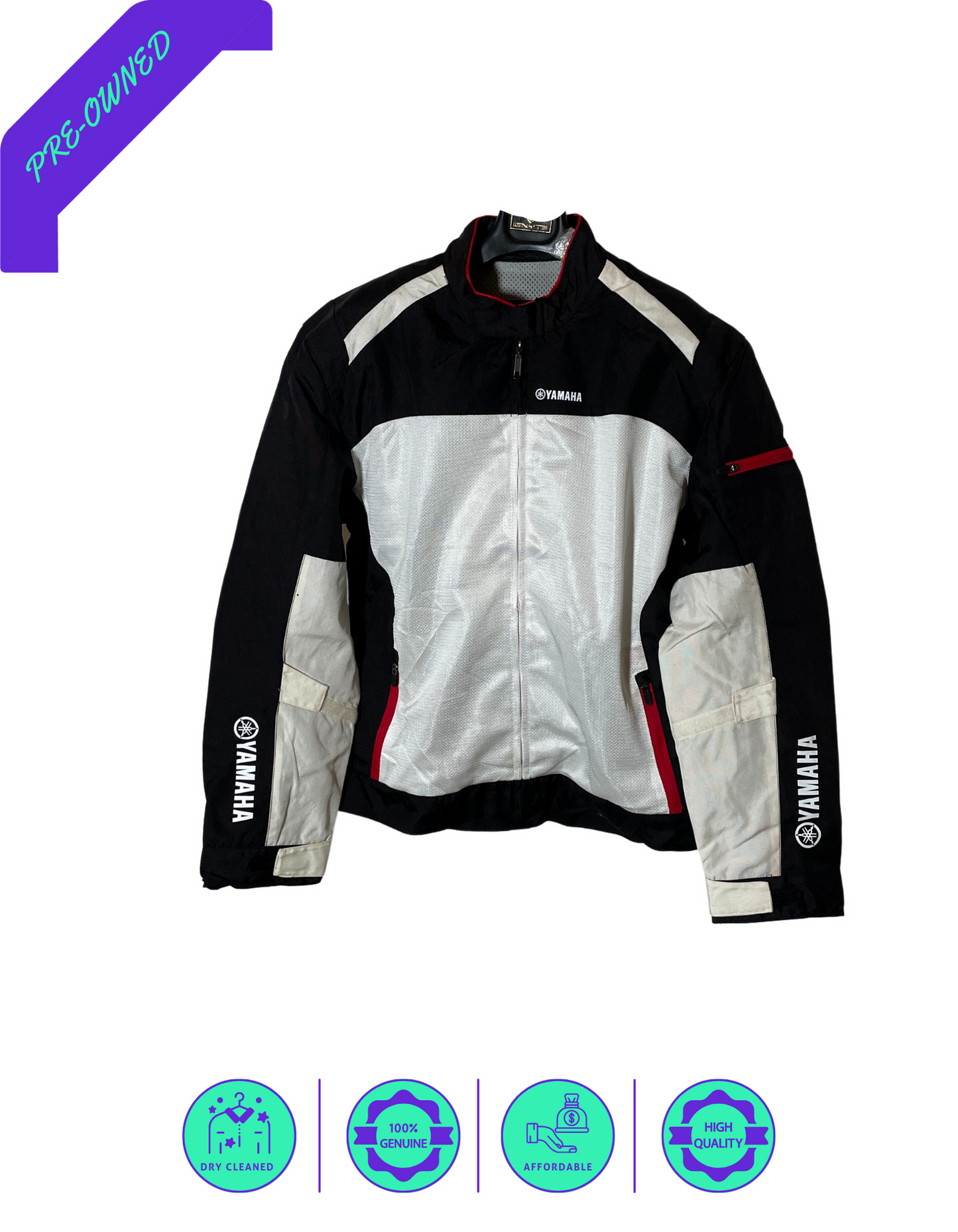 Yamaha I Men Touring Jacket I Black/White I XL