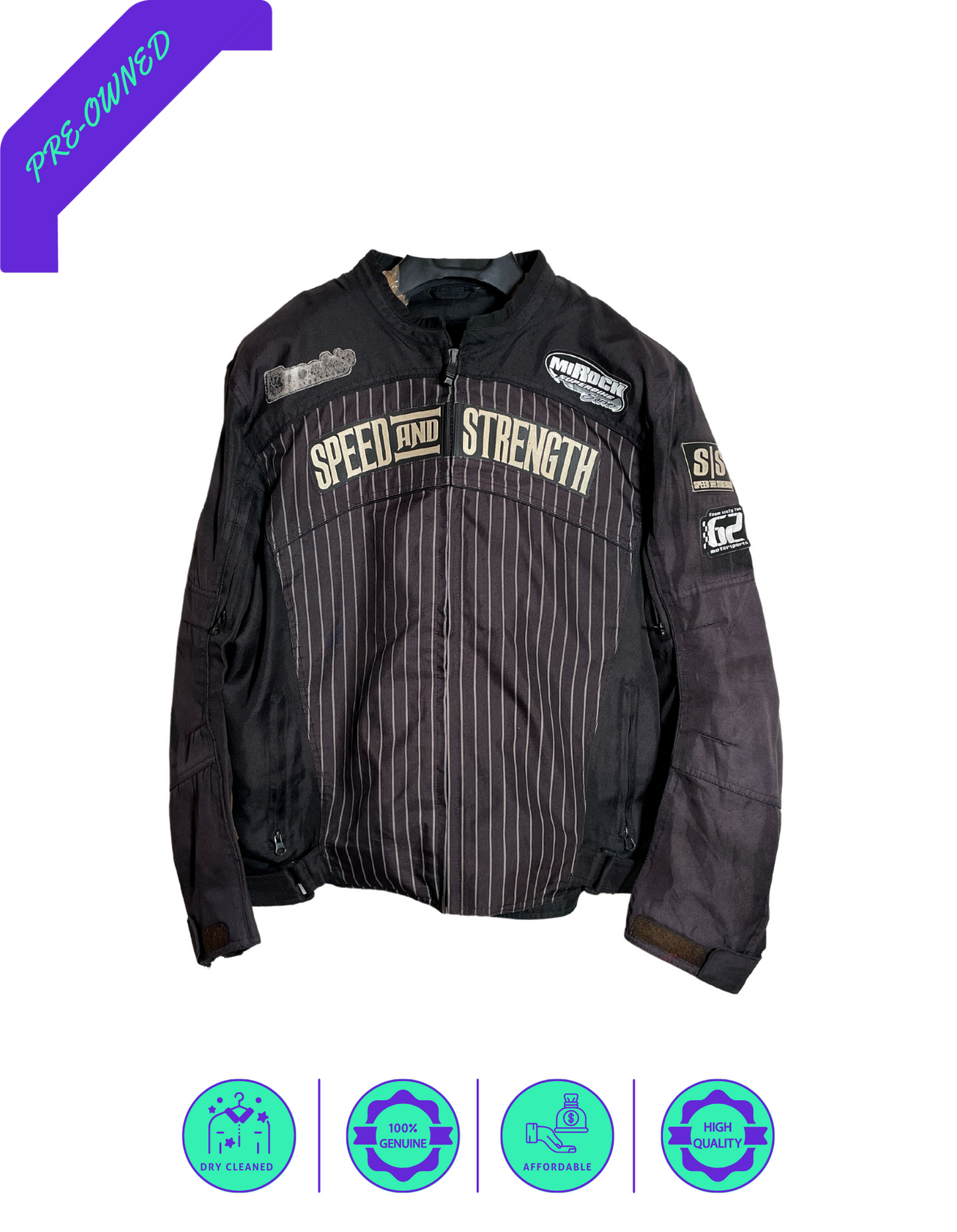 Speed and Strength I Men Off-Road Jacket I Black I 2XL