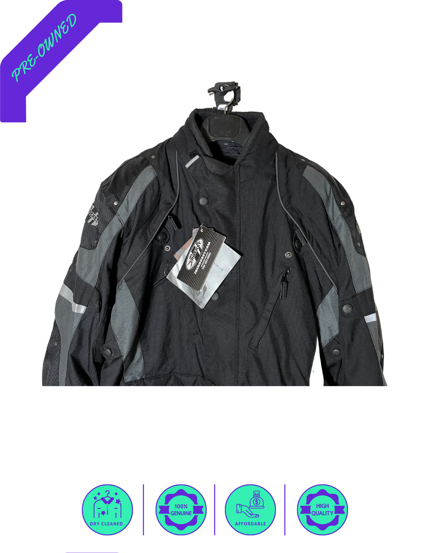 JOE ROCKET I Men Touring Jacket I Black I 4XL