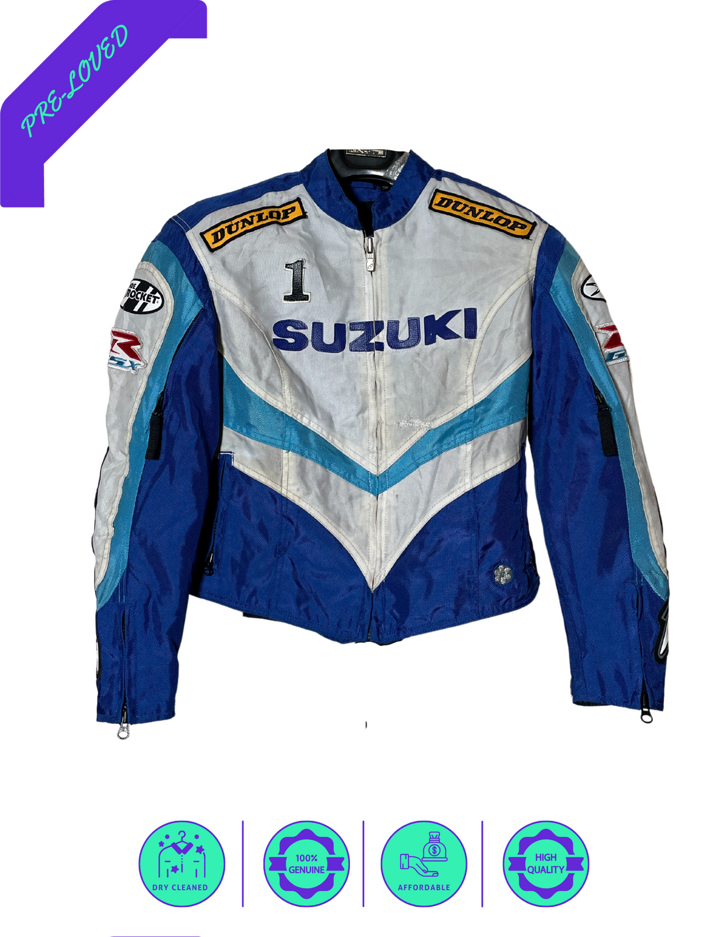 JOE ROCKET I Women Sport Jacket I White/Blue I 2XS