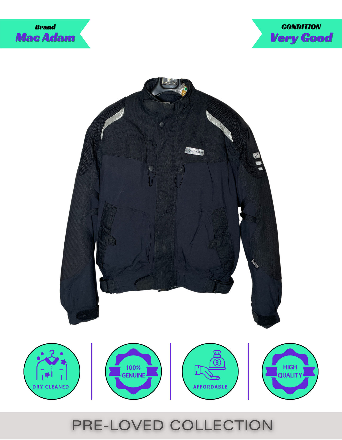 MAC ADAM I Men Touring Jacket I Black I 2XL