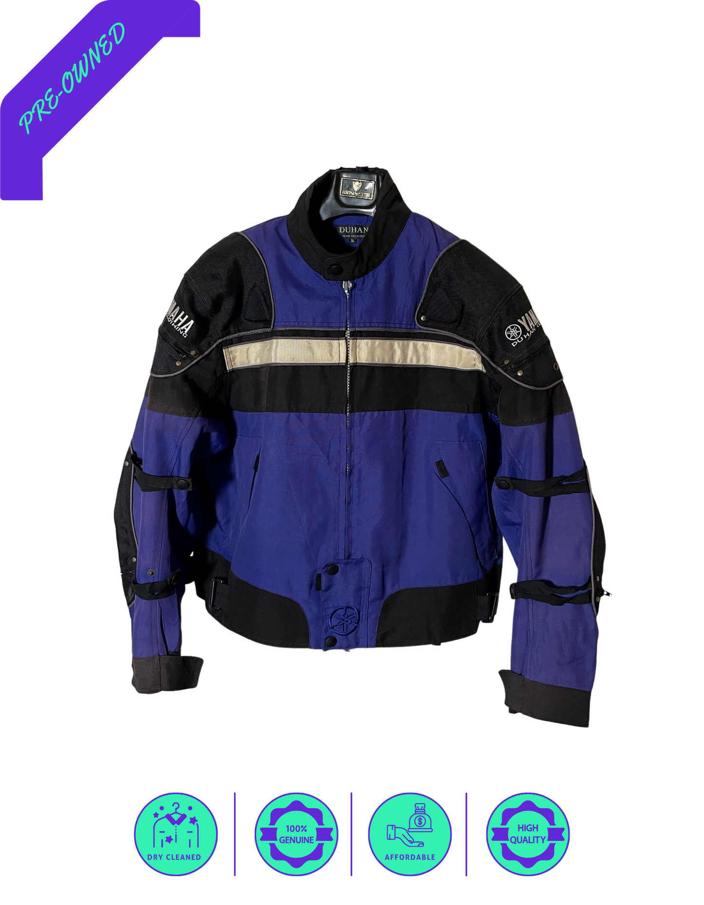 Yamaha (Duhan) I Men Touring Jacket I Black I 3XL