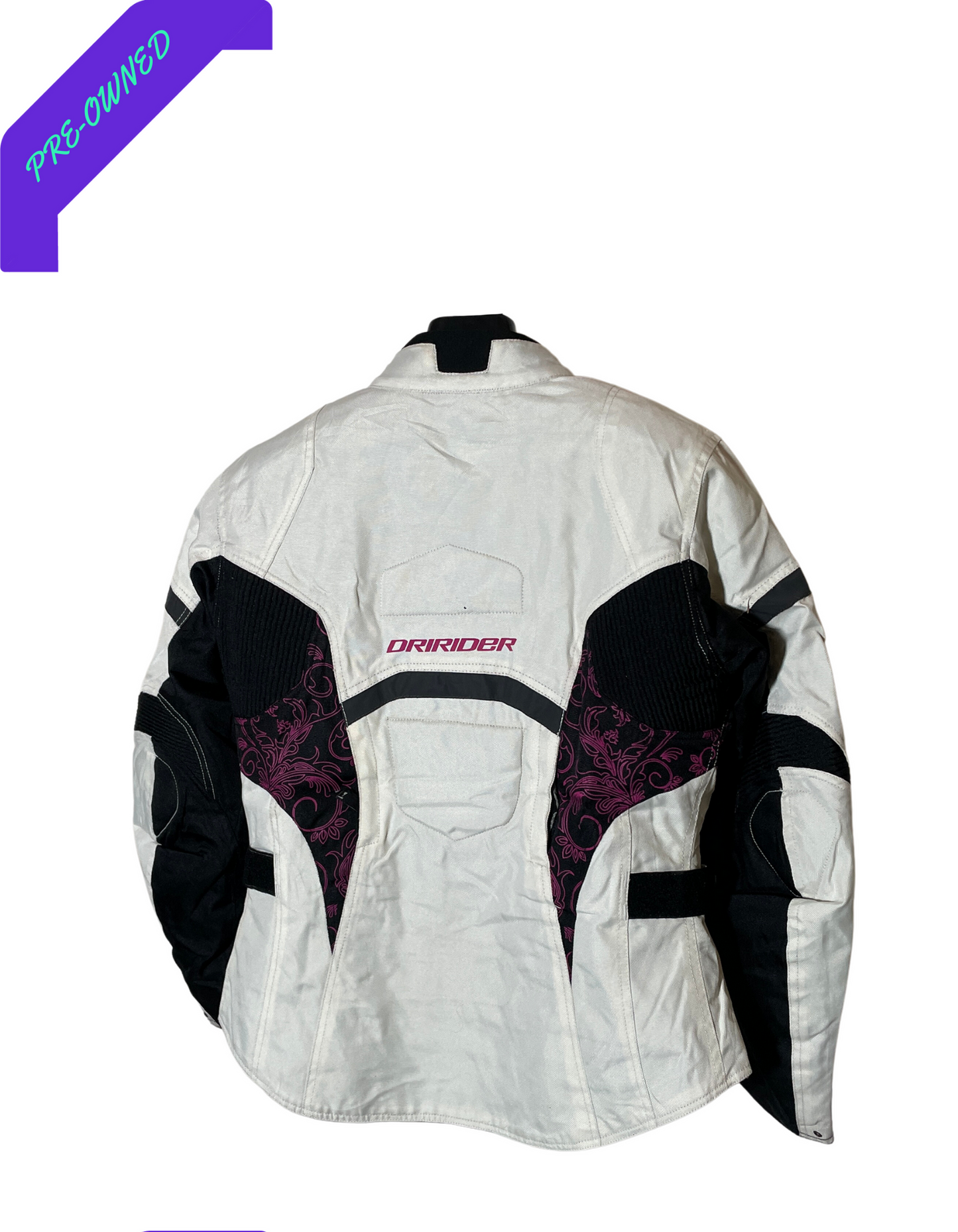 DRI Rider I Women Touring Jacket I White/Black I S