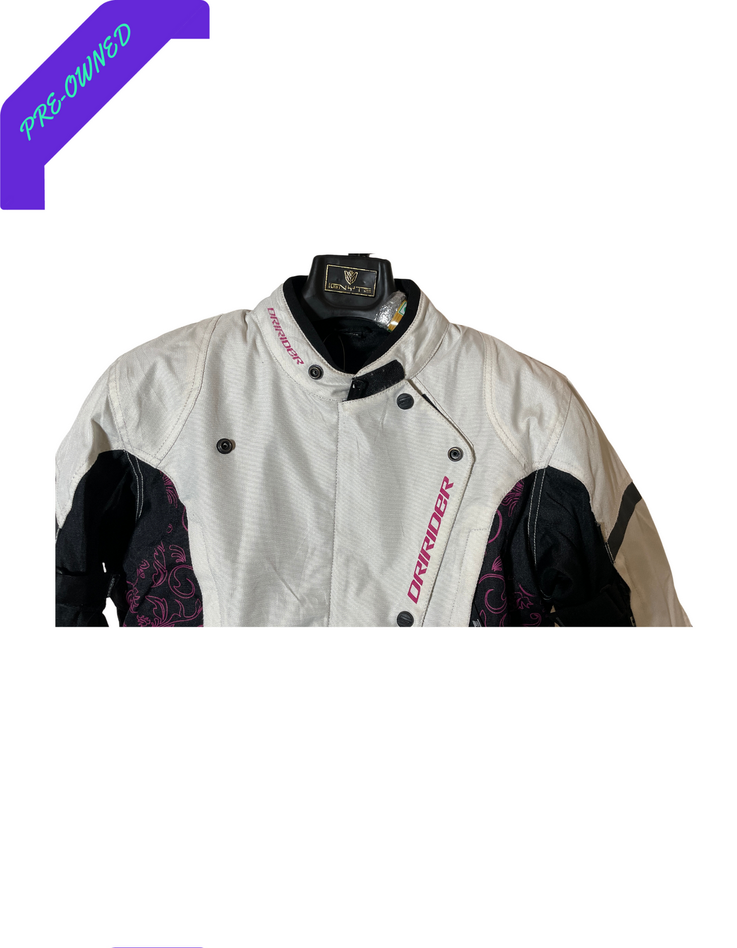 DRI Rider I Women Touring Jacket I White/Black I S