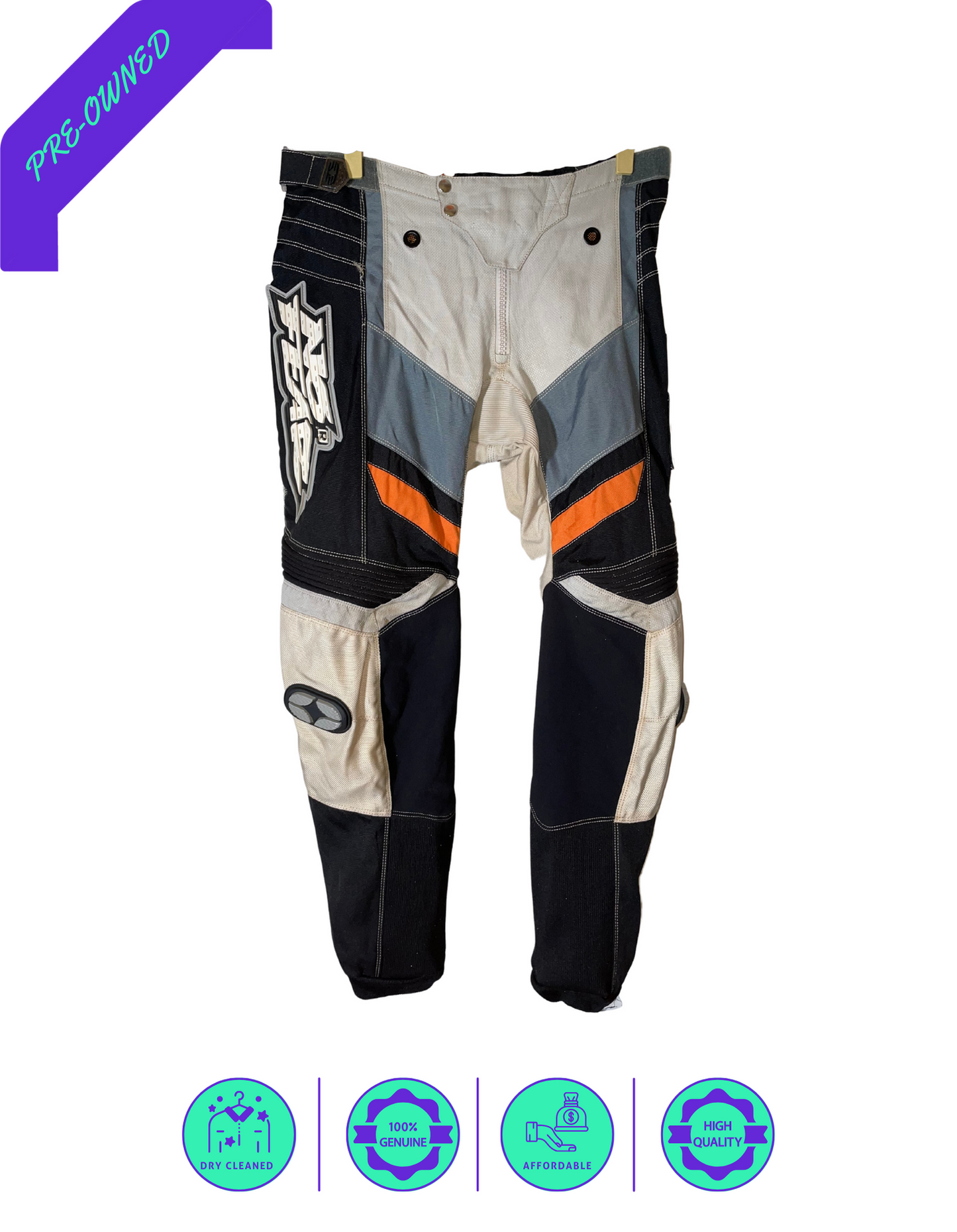 No Fear I Men I Motocross Pant I Cream/Black I 38"-40"