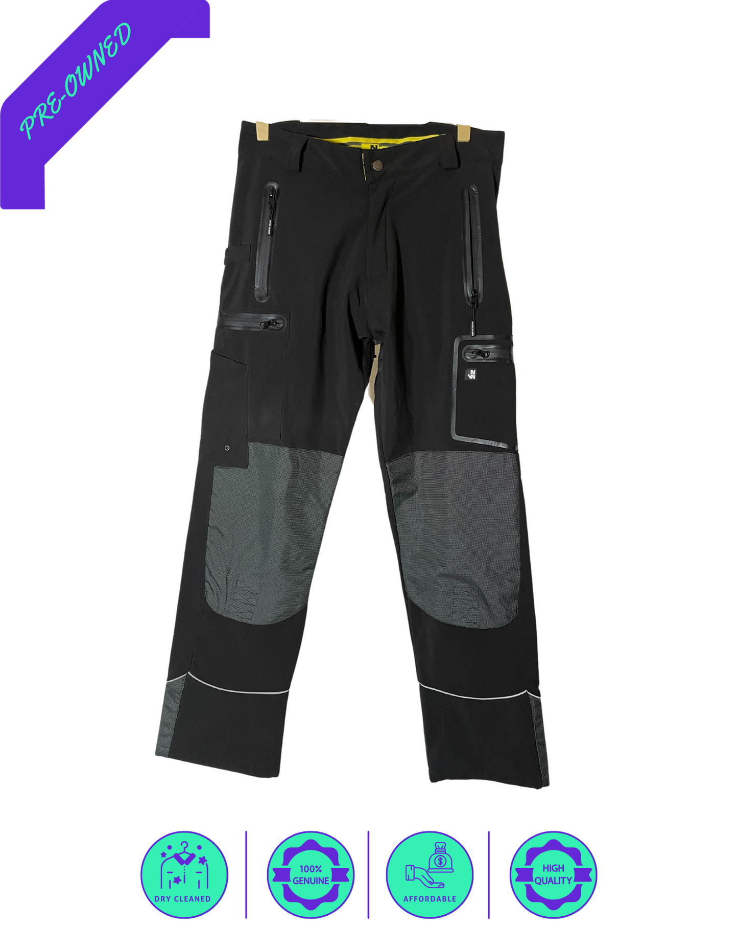 Winter Rider I Men Touring Pant I Grey/Black I 34"