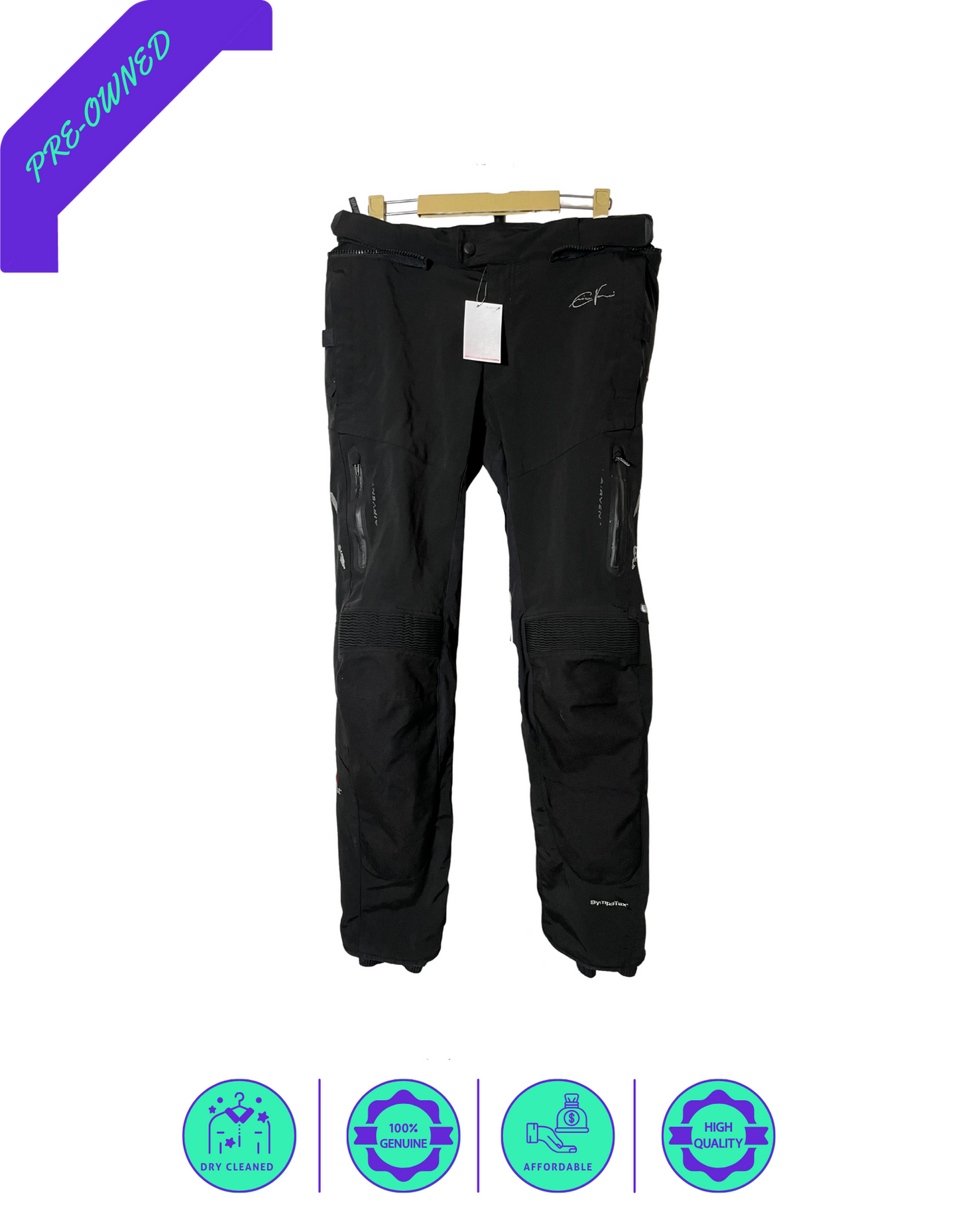 VANUCCI I Unisex Touring Pant I Black I 38"