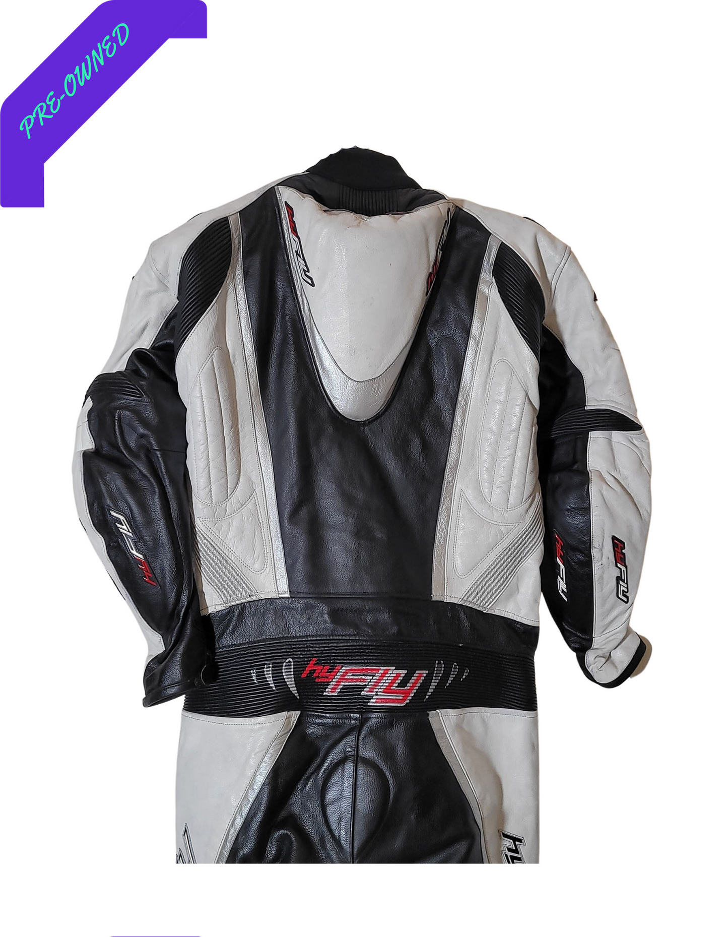 HY FLY I Men Racing Suit I 1-piece I Black/White I M