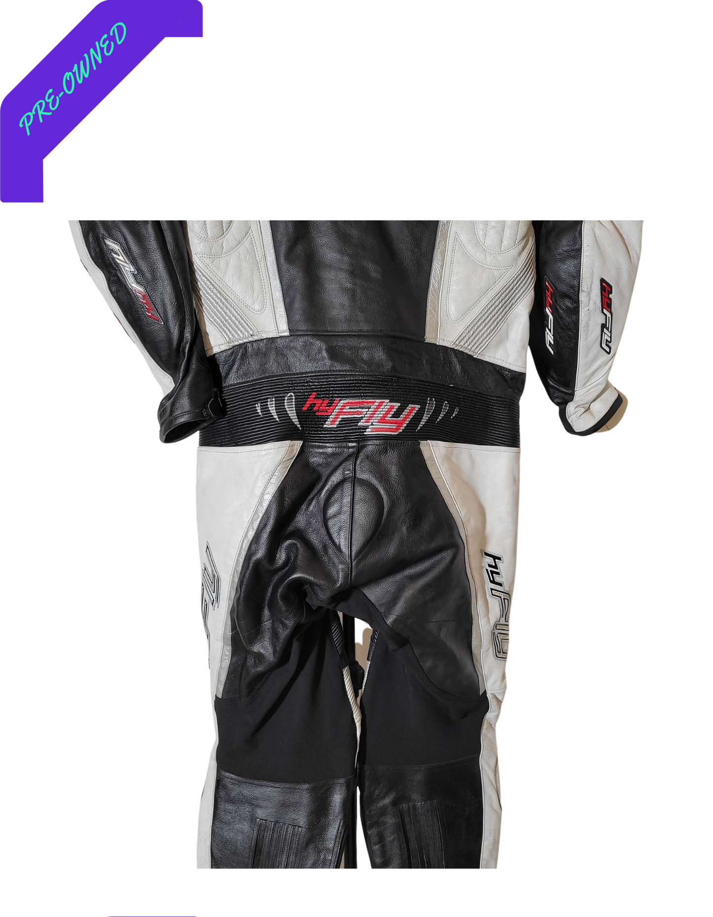 HY FLY I Men Racing Suit I 1-piece I Black/White I M