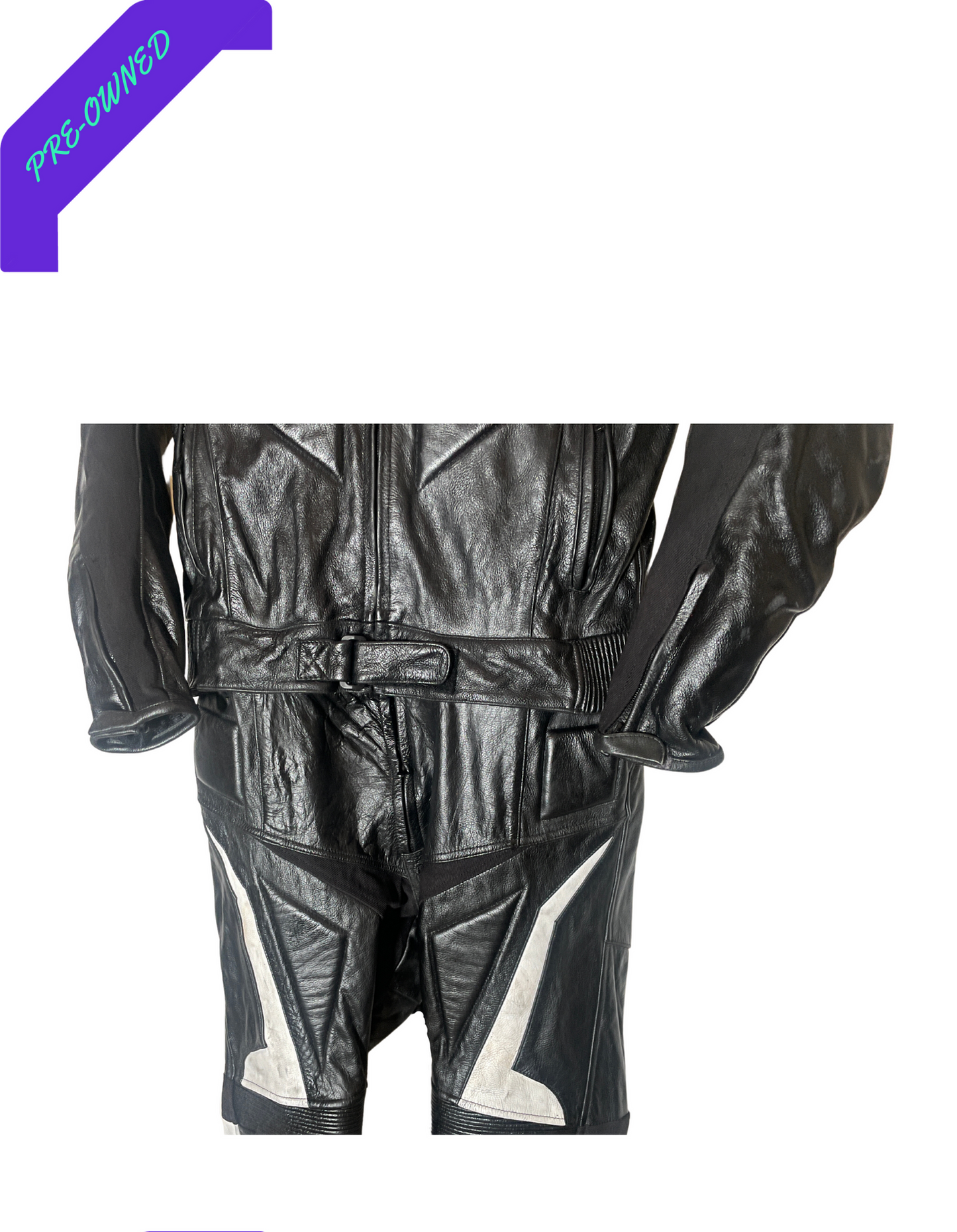 Lookwell I Men Racing Suit I 2-piece I White/Black