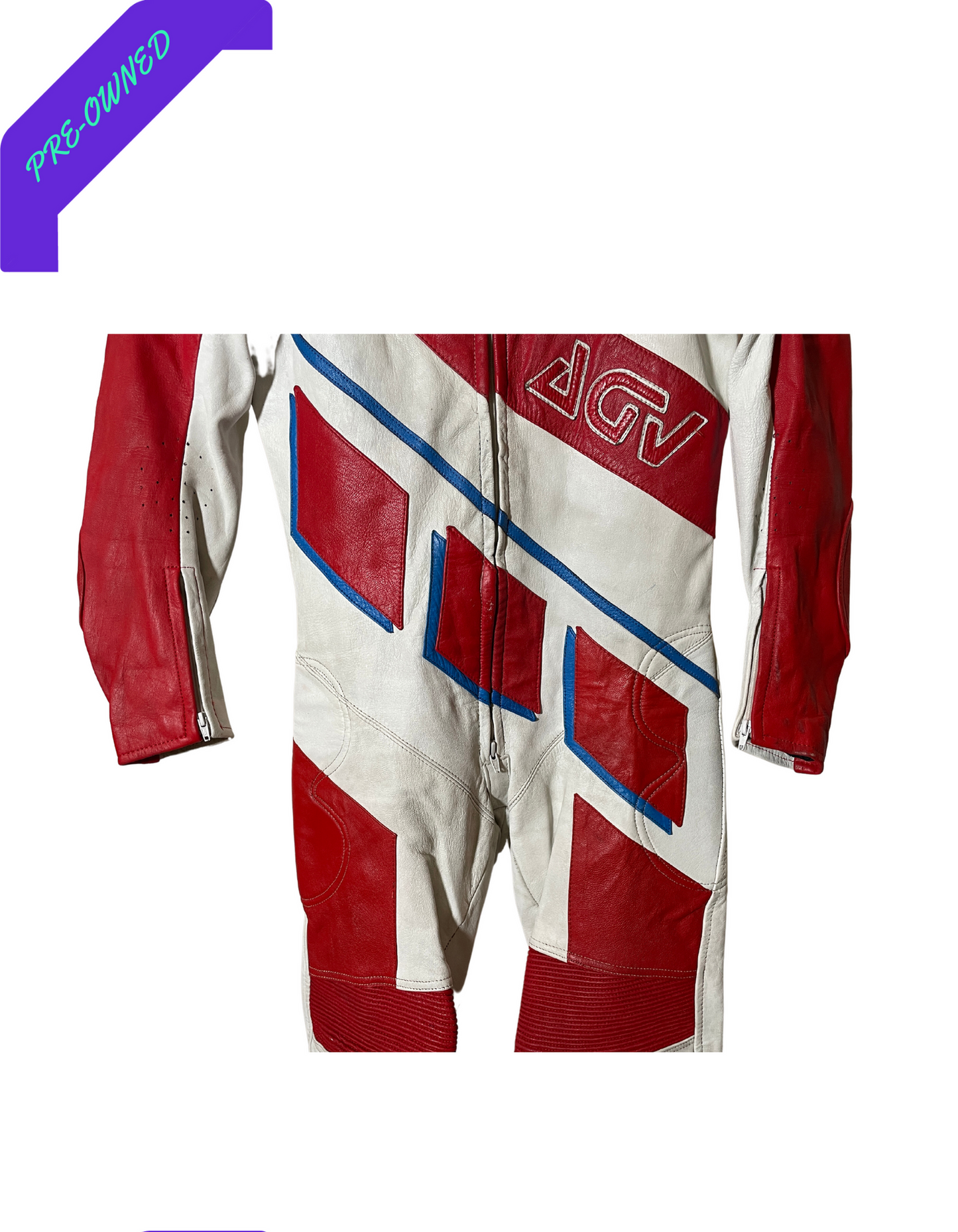AGV I Unisex Racing Suit I 1-piece I Red/White I L