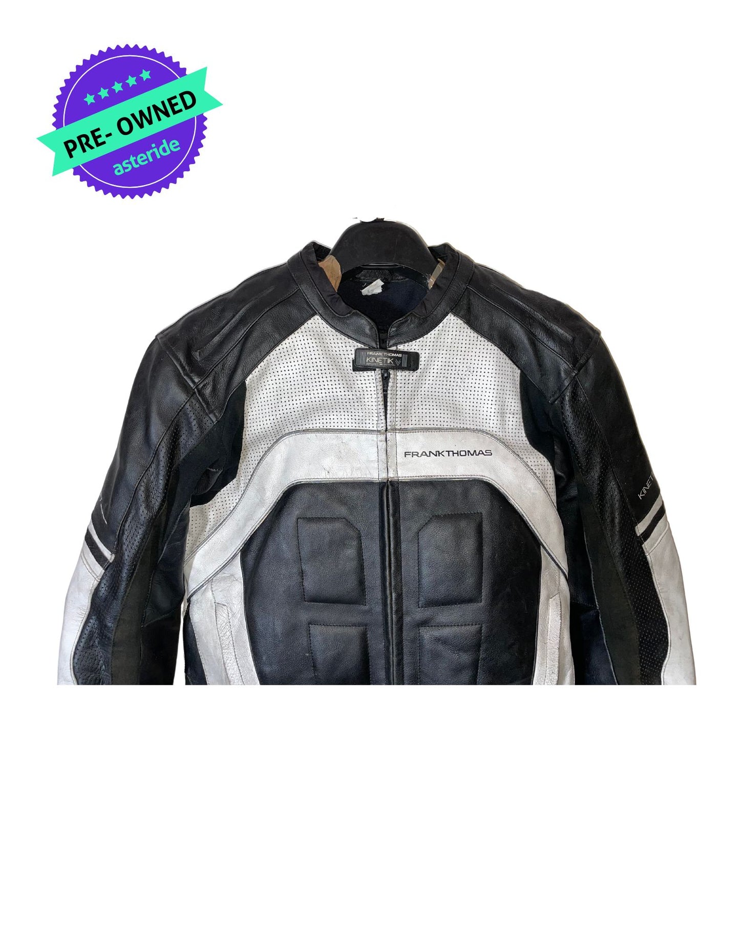 Frank Thomas I Men Racing Jacket I Black/White I L