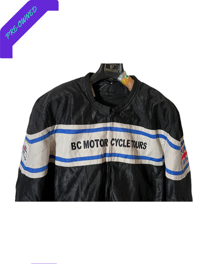 BC Motor I Men Sport Jacket I White/Black I XL