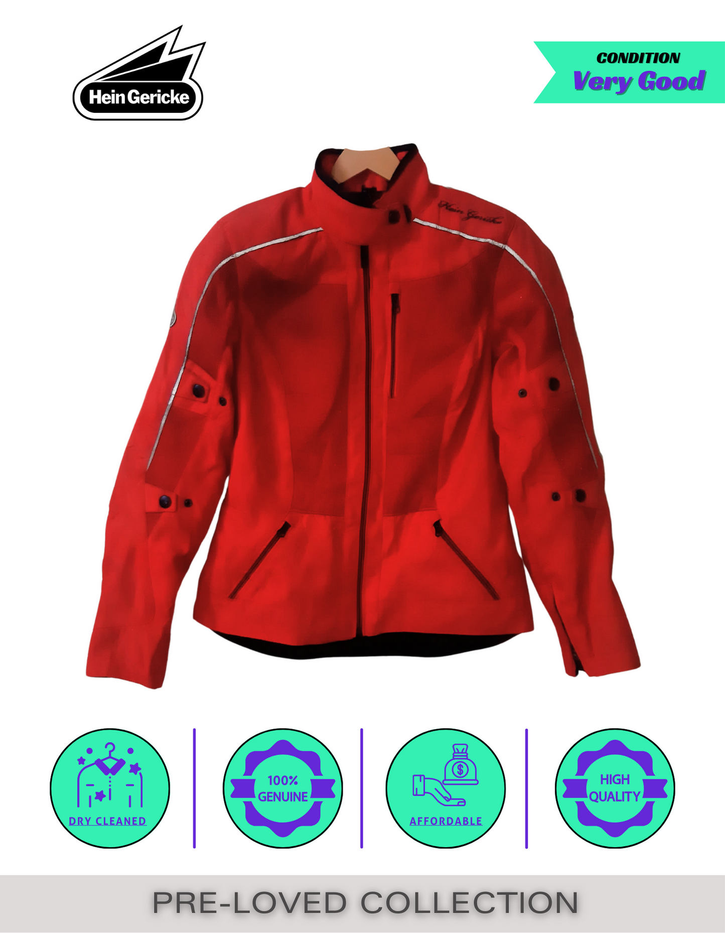 Hein Generick I Men Touring Jacket I Red I XS