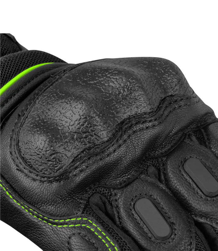 Rynox Tornado Pro 3 Motorcycle Gloves (Balck - Fluo)