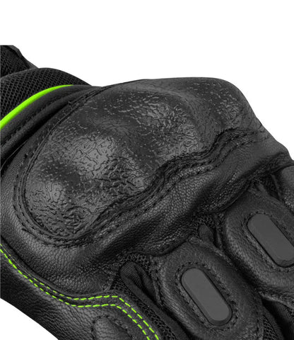 Rynox Tornado Pro 3 Motorcycle Gloves (Balck - Fluo)