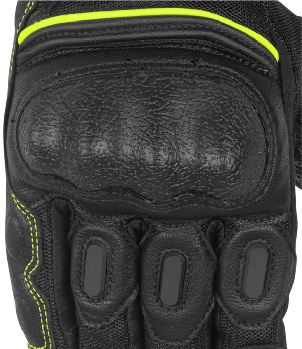 Rynox Tornado Pro 3 Motorcycle Gloves (Balck - Fluo)